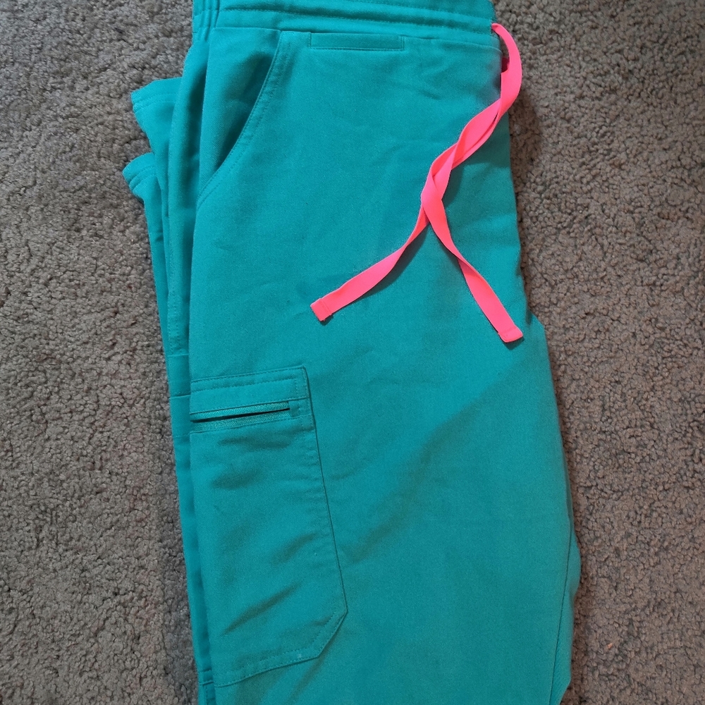 Figs Surgical Green Scrub Pants Yola Size Medium R
